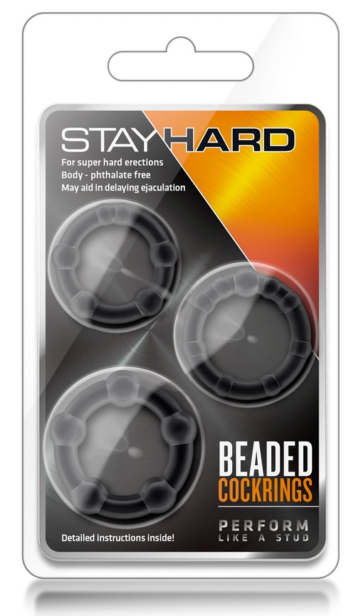 Stay Hard Beaded Cockrings