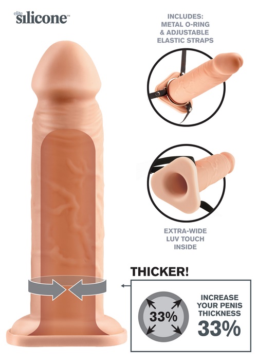 8" Hollow Extension penisjatke