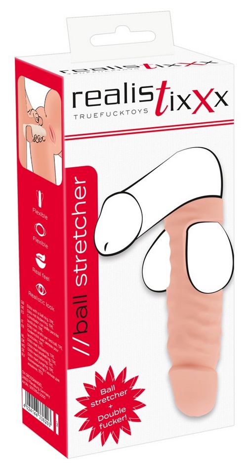 Ball Stretcher DP Dildo