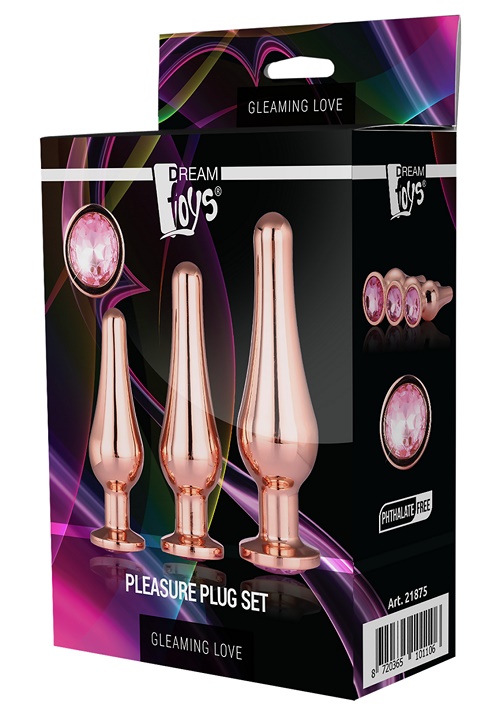 Gleaming Love Pleasure Set, ruusukulta