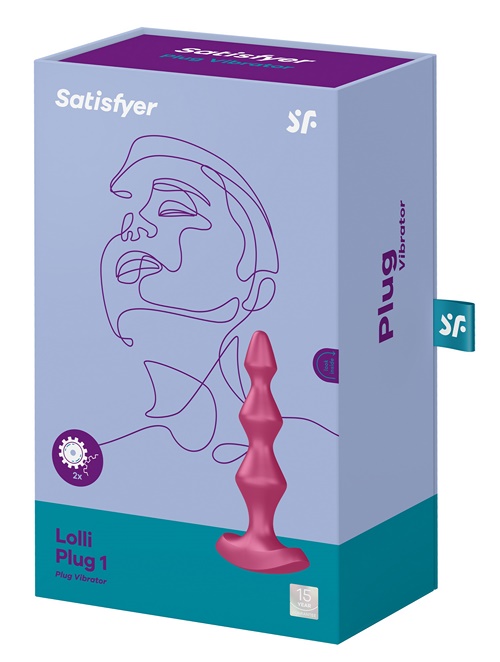 Satisfyer Lolli Plug 1, punainen