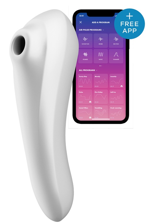 Satisfyer Dual Pleasure, valkoinen