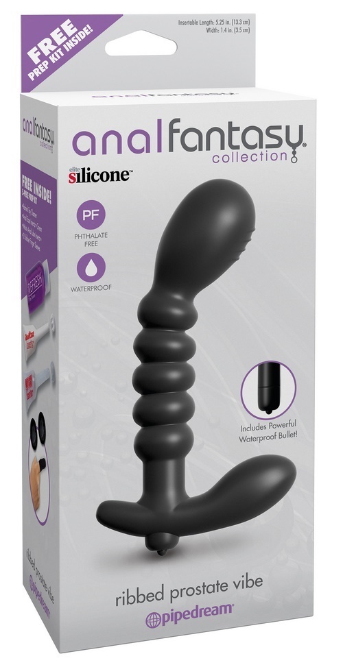 Anal Fantasy Ribbed Prostate Vibe