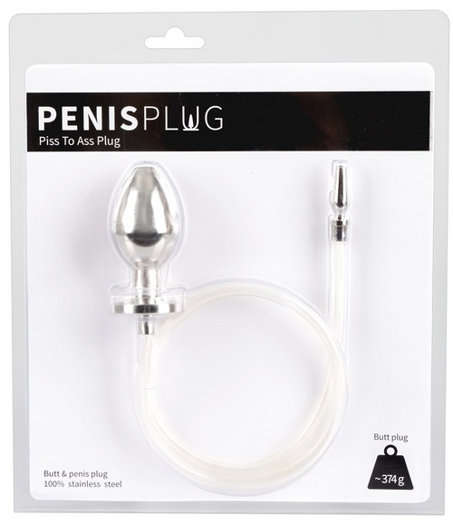 Piss to ass -plug