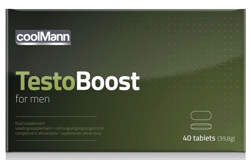 Coolmann Testoboost, 40 tablettia