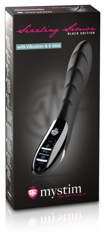 Mystim Sizzling Simon Vibrator with E-stim